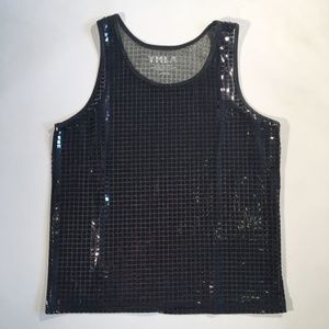 YMLA Disco Squares Mens Tank